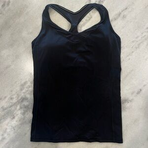 Lululemon racer back tank with built in sports bra 🖤